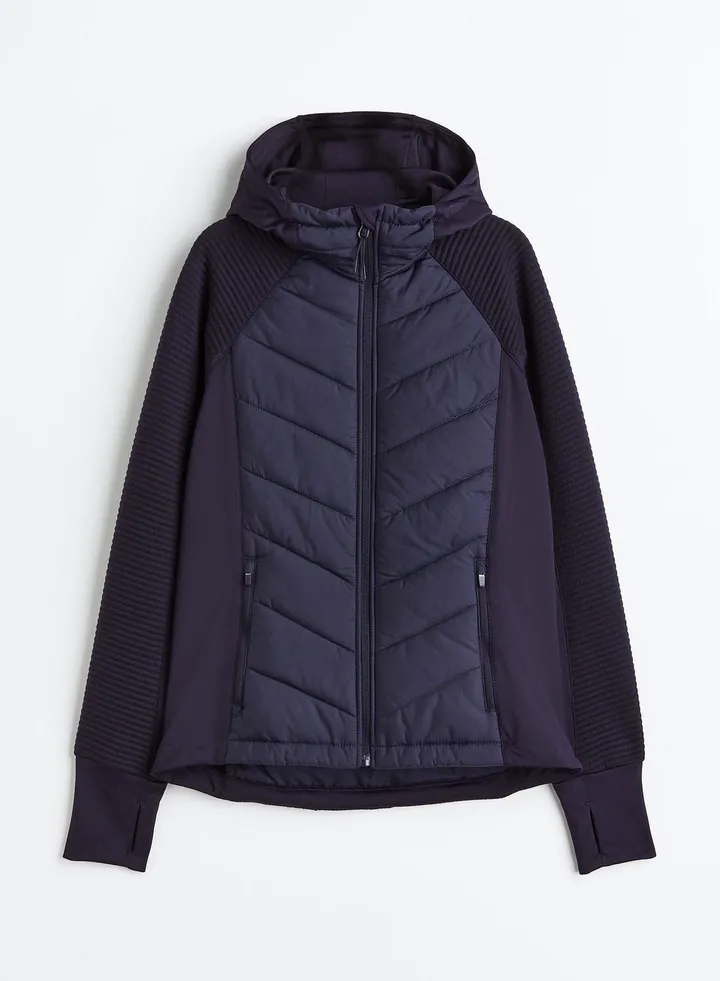 Zip Detail Padded Jacket
