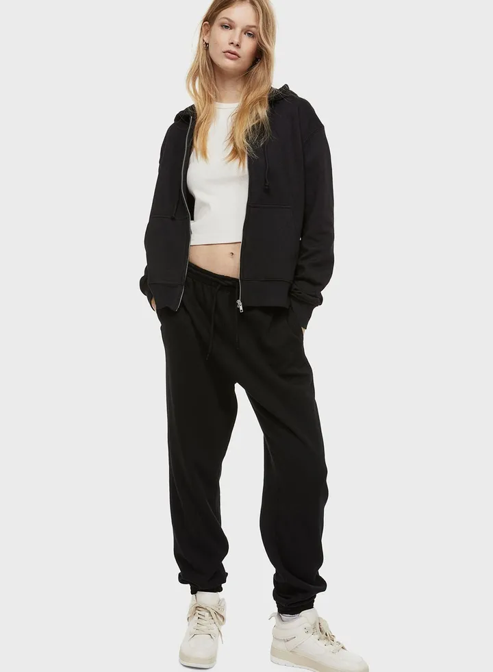 Zip Detail Hoodie