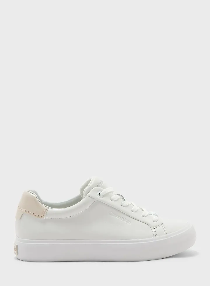 Retro Lace Up Low Top Sneakers