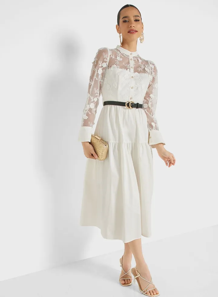 Lace Detail Dress