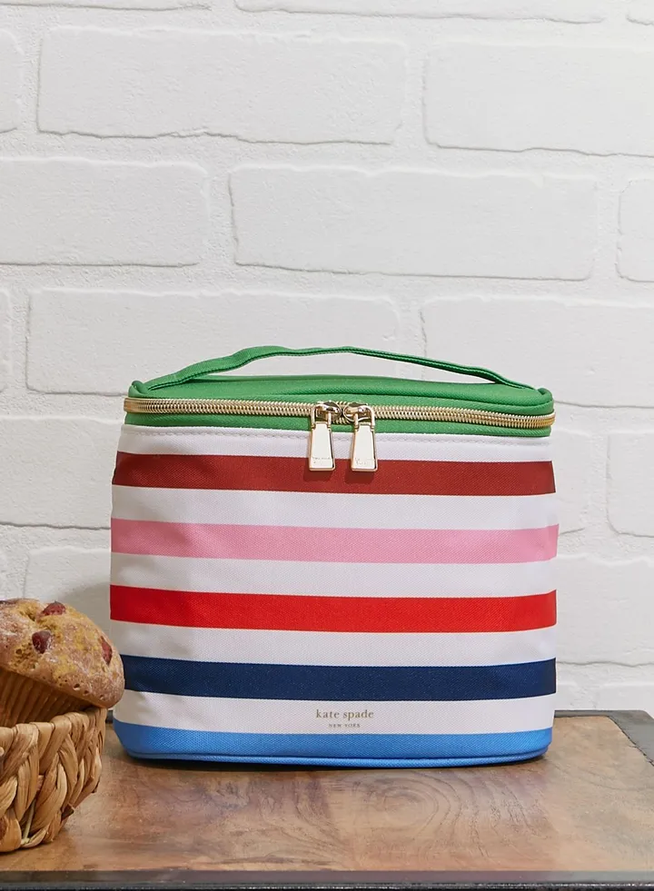Lunch Tote, Adventure Stripe