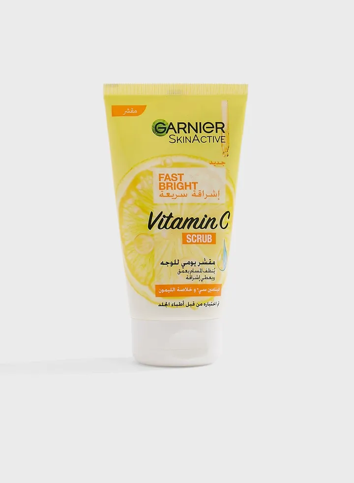 Skinactive Fast Bright Scrub With Vitamin C & Lemon - 150 Ml