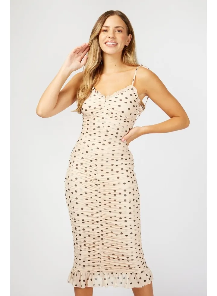 Little Mistress Strappy Printed Dress