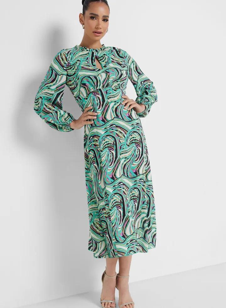 Puff Sleeve Dress