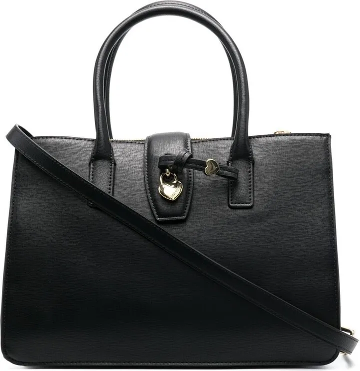 Logo-Charm Tote Bag