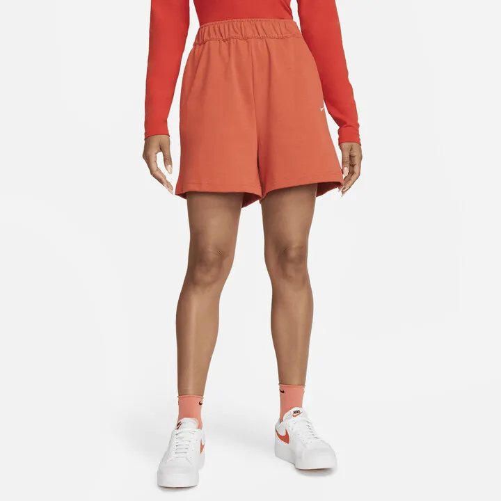 Women's Nike Sportswear Jersey Shorts in Orange