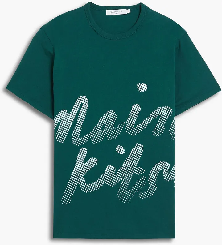 Printed cotton-jersey T-shirt