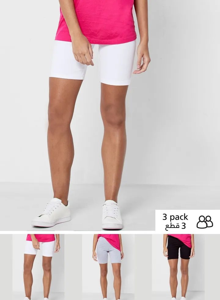 3 Pack Cycling Shorts