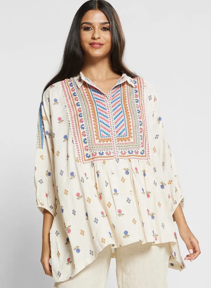 Floral print Kurti