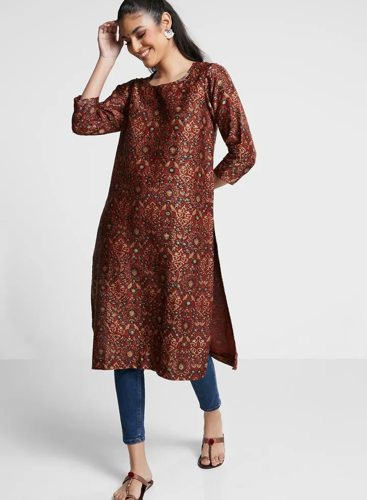 Printed Long Kurti
