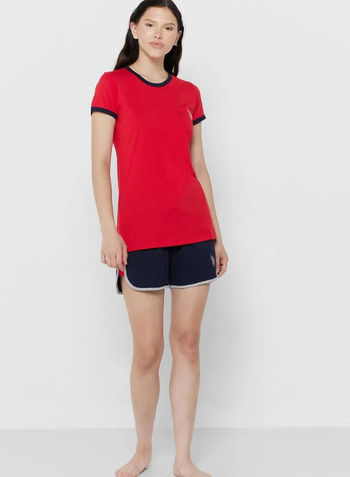 Logo T-Shirt & Shorts Set