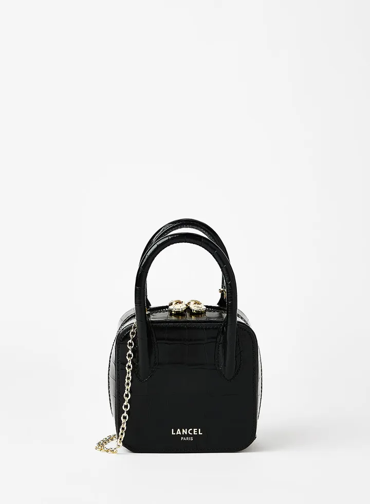 Alice Textured Mini Handbag Black