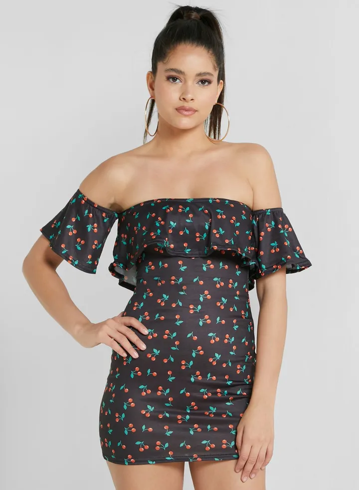 Bardot Printed Dress