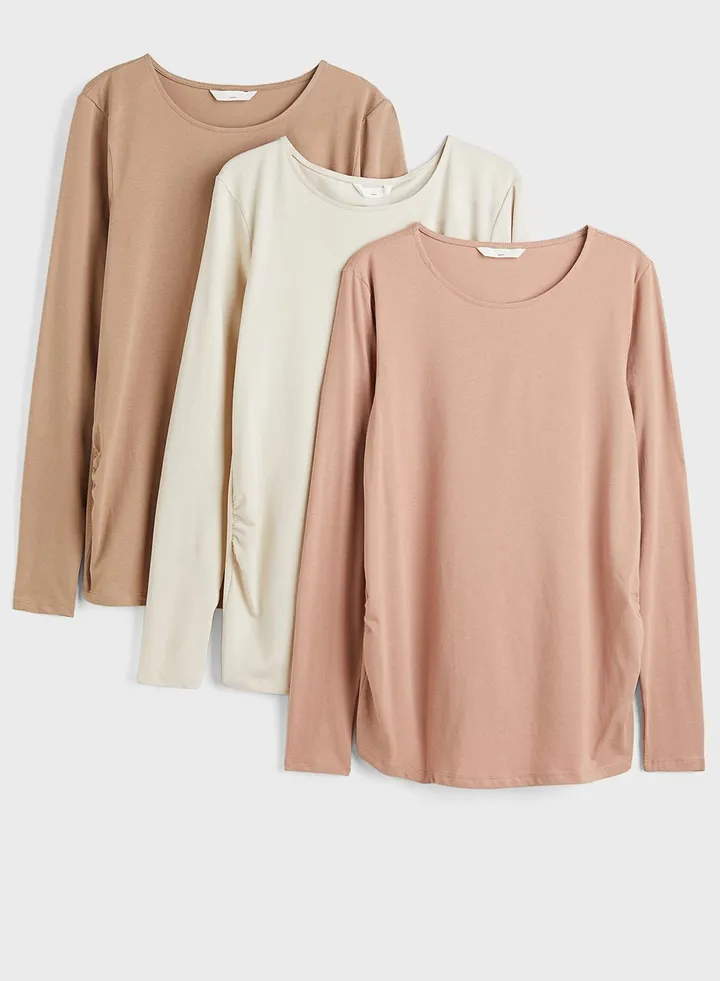 3 Pack Round Neck Top