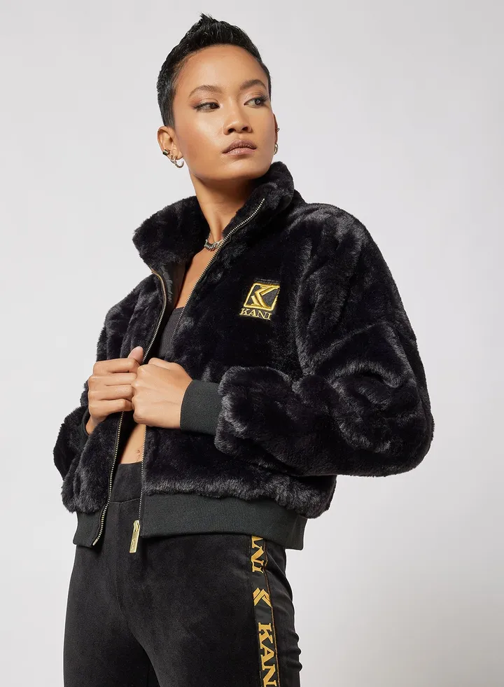 OG Faux Fur Jacket Black