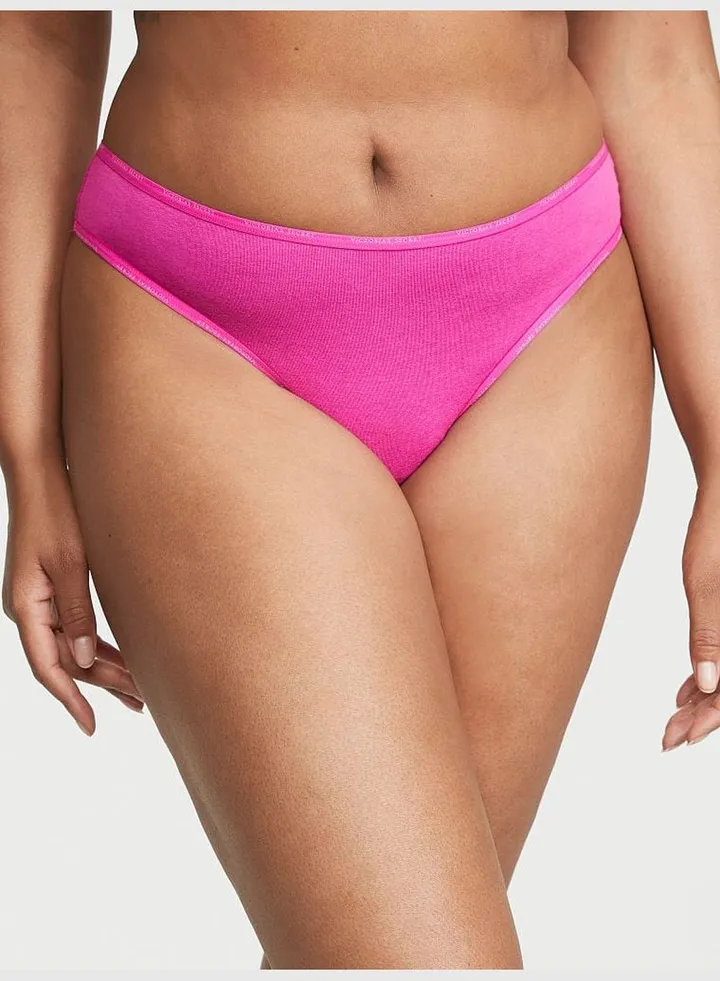 Mini Logo Cotton Thong Panty