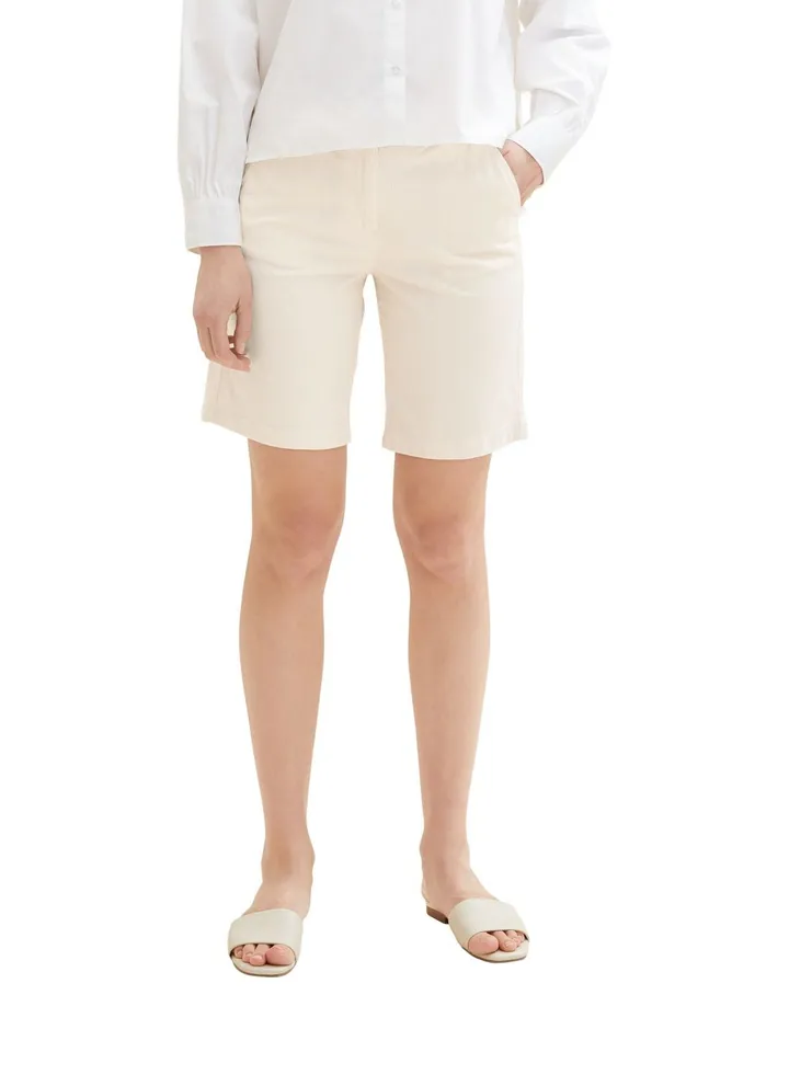 Pocket Detail High Waist Shorts