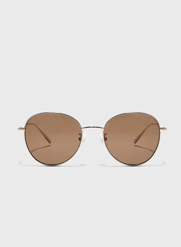 Forget Me Not Round Sunglasses