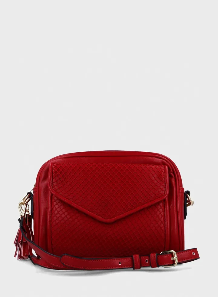 Double Pouch Crossbody Bag