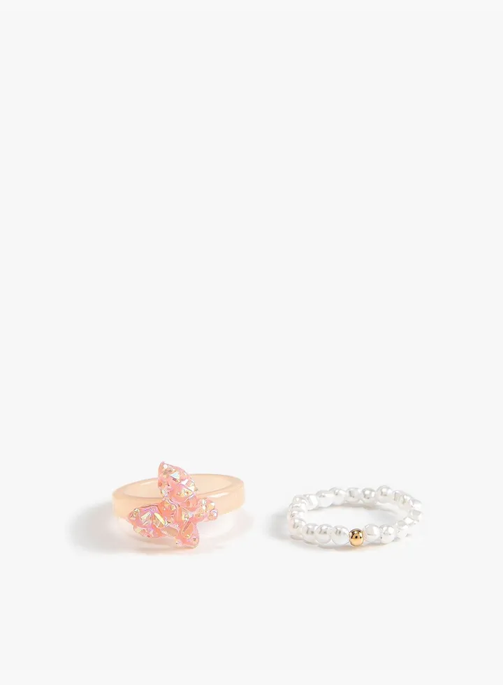 Butterfly Figured 2-Pack Ring