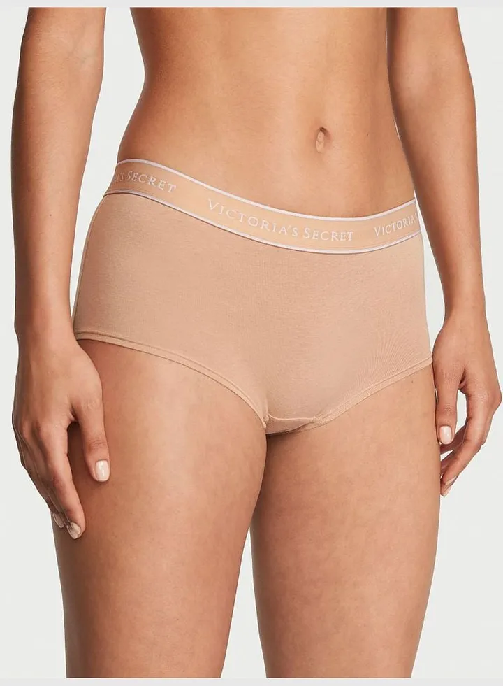 Logo Cotton Boyshort Panty