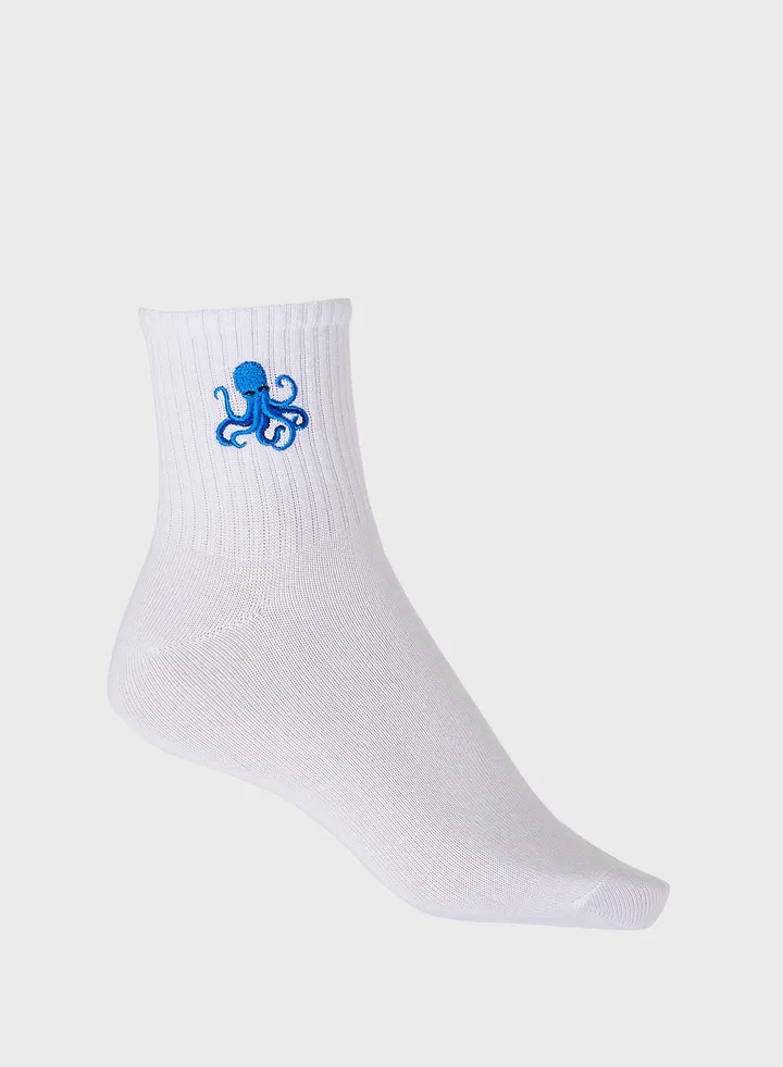 Embroidered Pattern Socks