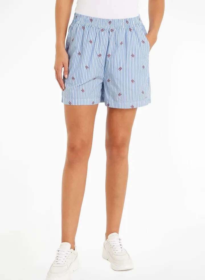 High Waist Striped Shorts