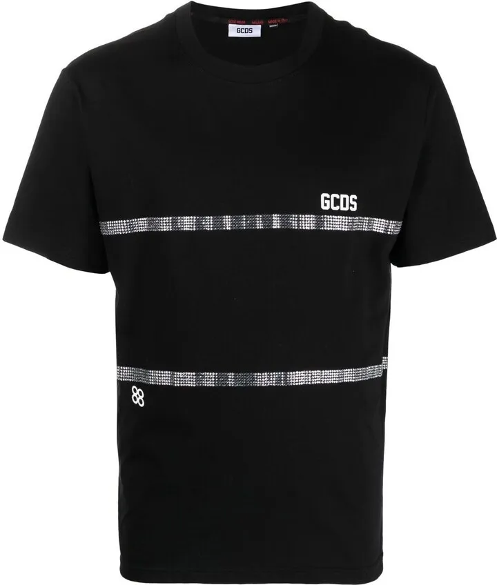 crystal embellished T-shirt