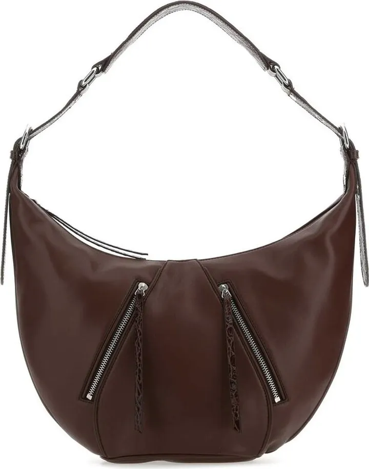 By Far Story Zip-Up Shoulder Bag