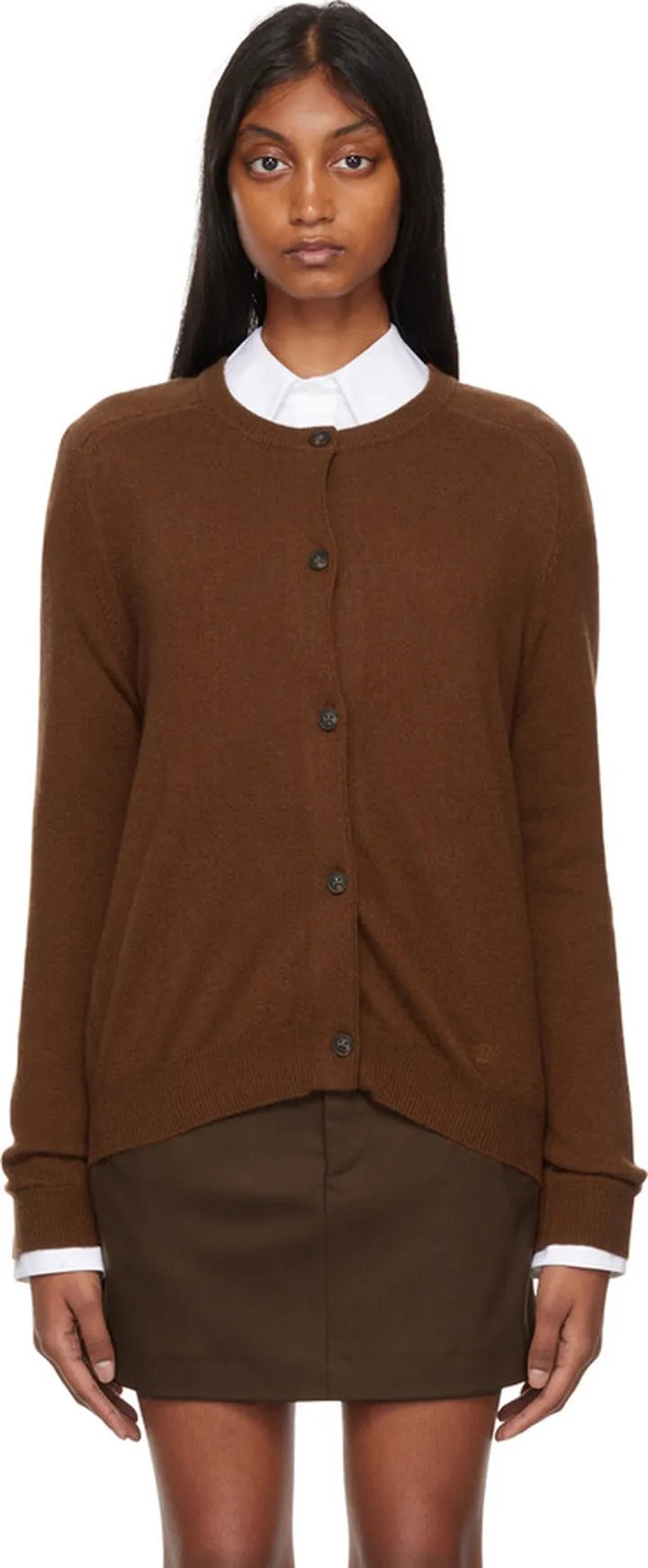 Loulou Studio Brown Avanos Cardigan