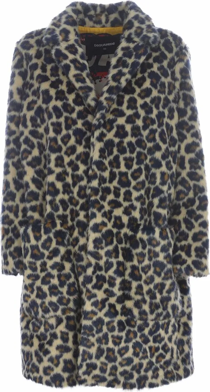 Dsquared2 Faux Fur Coat