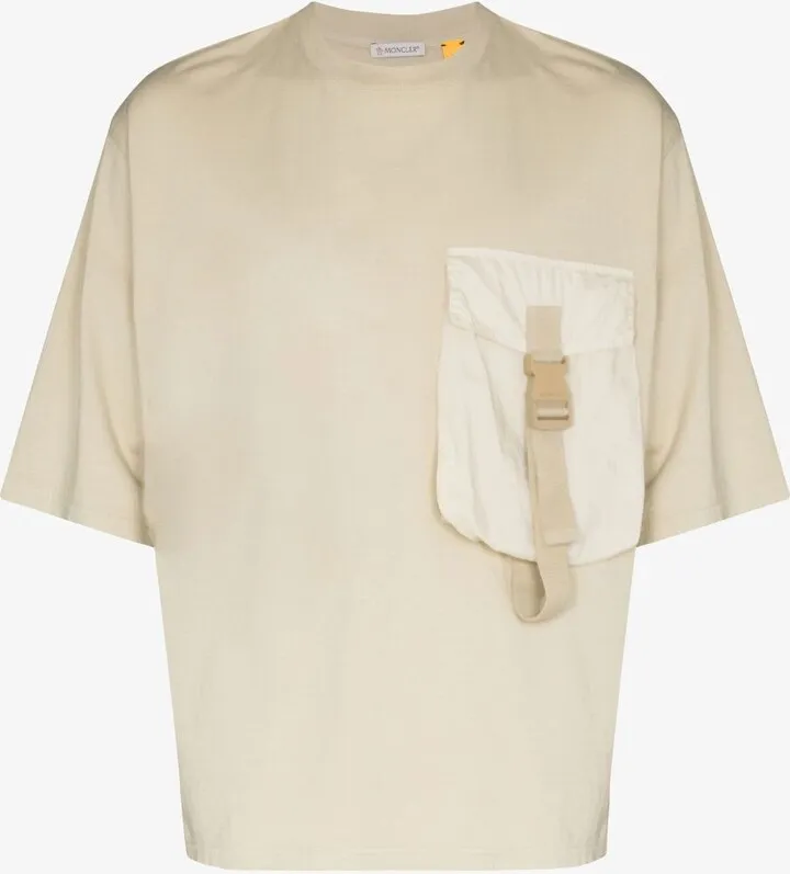 1 Moncler JW Anderson Neutral Chest Pocket T-Shirt