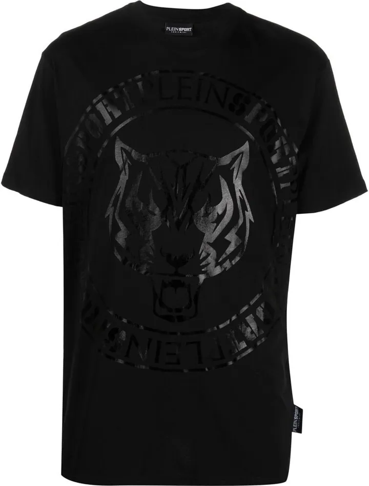 Tiger logo-print T-shirt