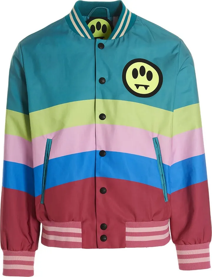 Multicolor Logo Bomber Jacket