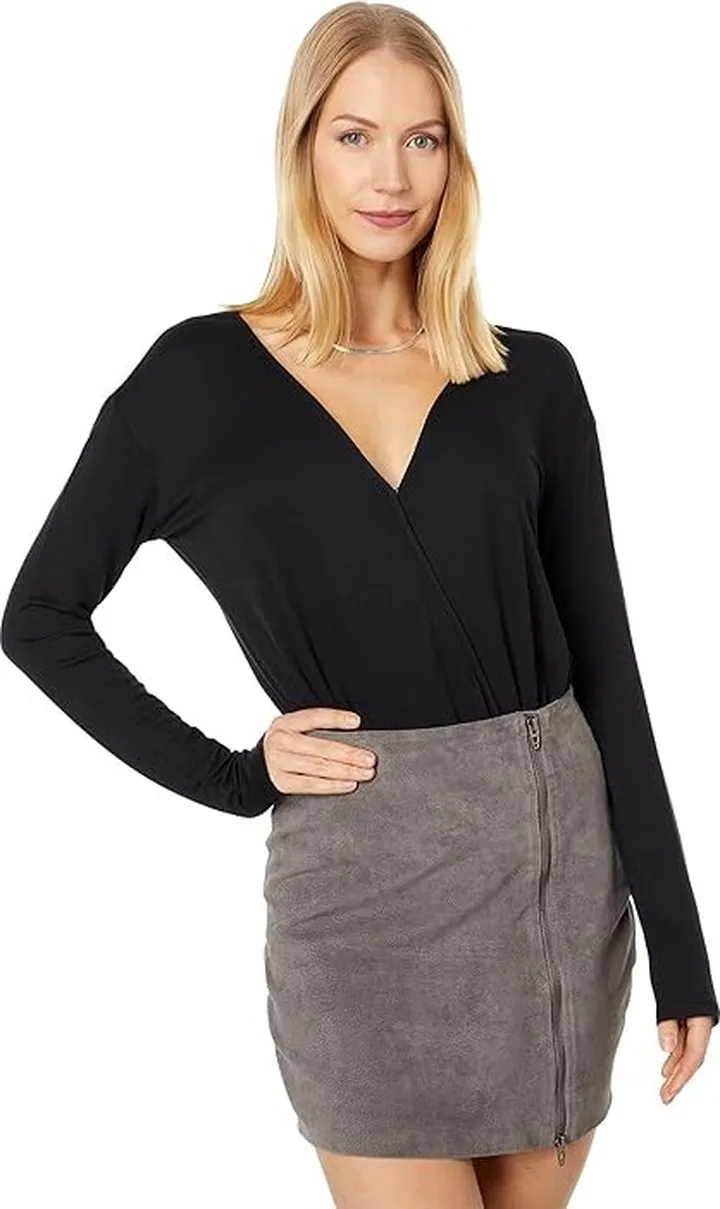 Paige Kinsey Bodysuit (Black) Women's Jumpsuit & Rompers One Piece