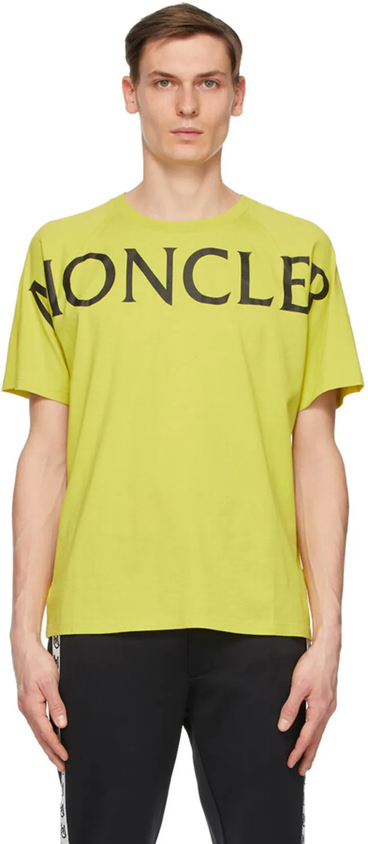 Moncler Green Matt Black Logo T-Shirt