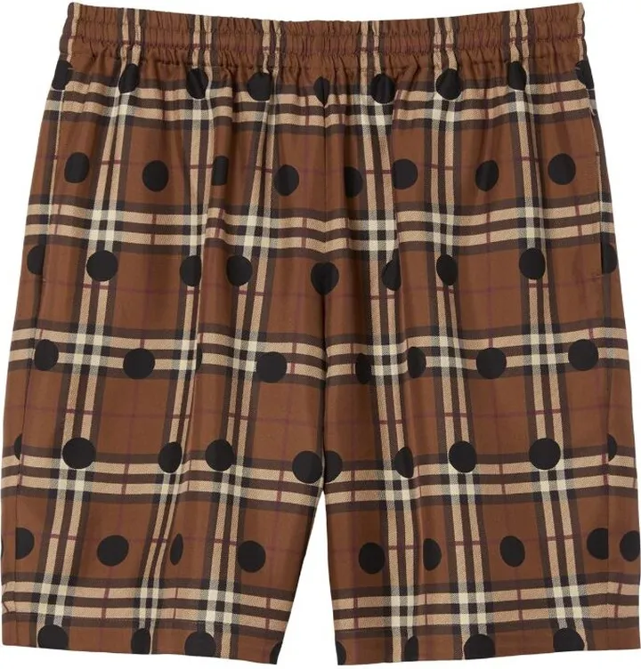 Burberry Silk Polka Dot Pyjama Shorts