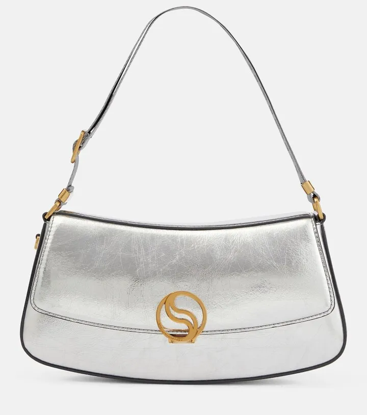 S-Wave metallic shoulder bag