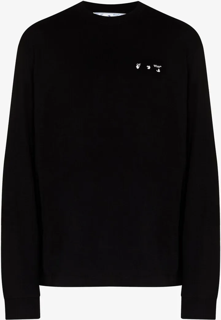 Black Caravaggio Paint Long Sleeve T-Shirt