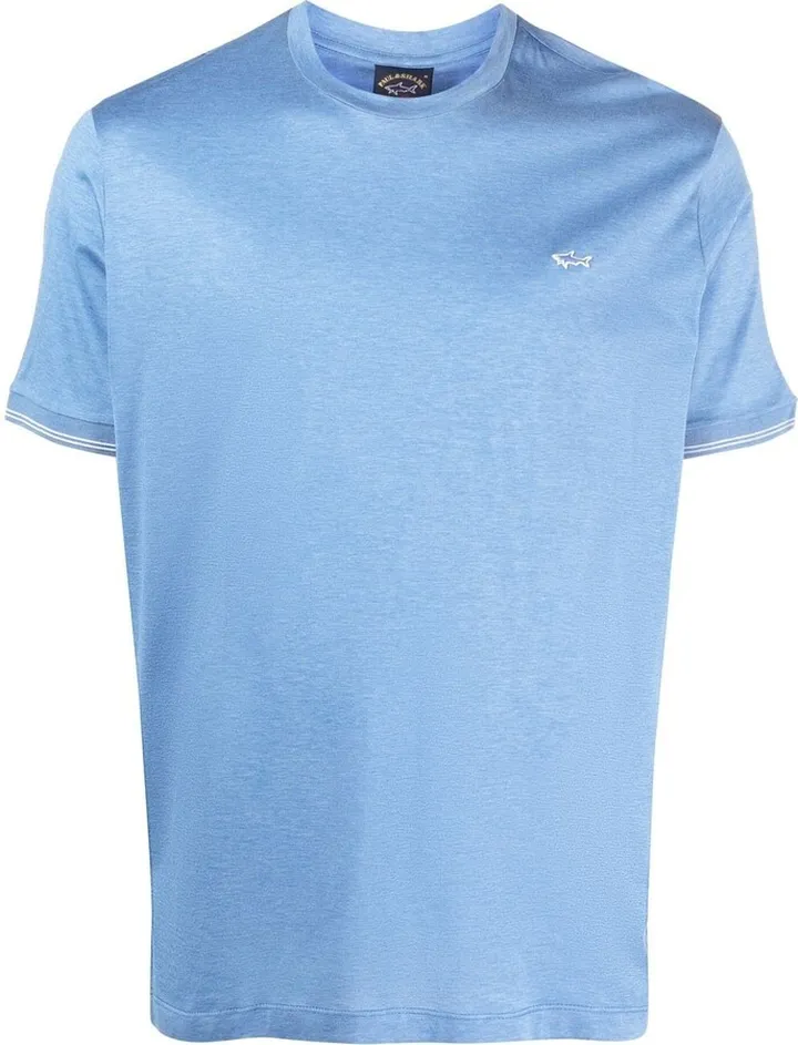 logo-patch cotton T-shirt