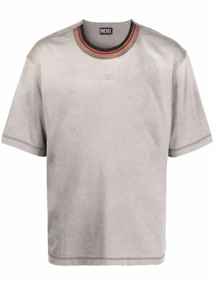 embroidered logo cotton T-shirt