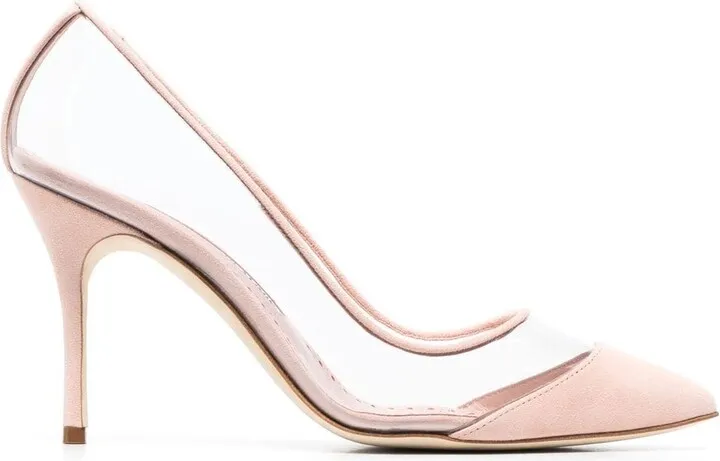 Pachana transparent 83mm pumps