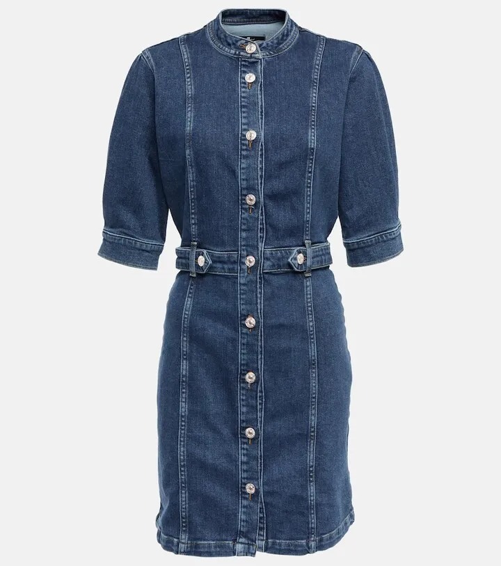 Marina denim minidress