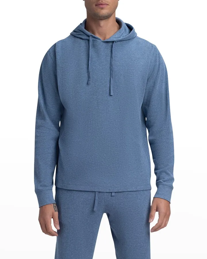 Men's Comfort Cotton Waffle Hoodie Sweatshirt