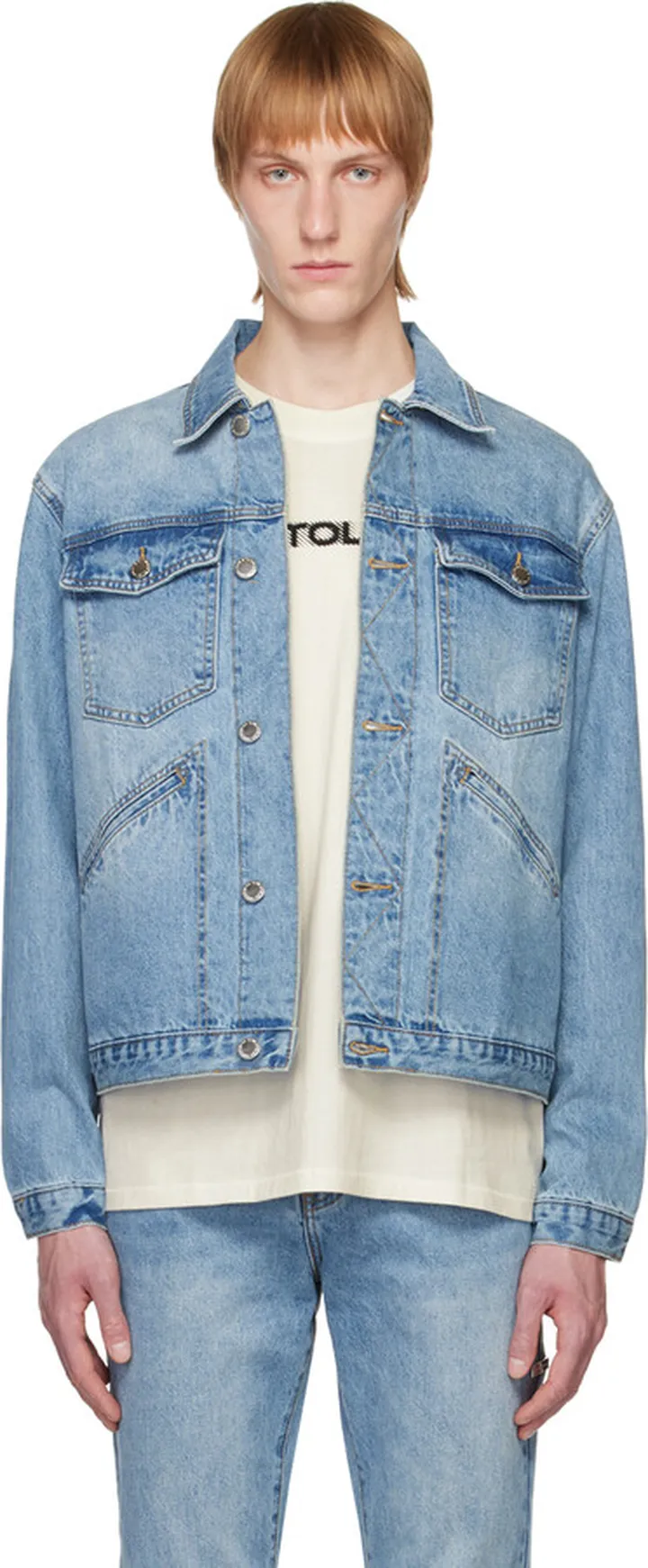 Stolen Girlfriends Club Blue Ranch Rider Denim Jacket