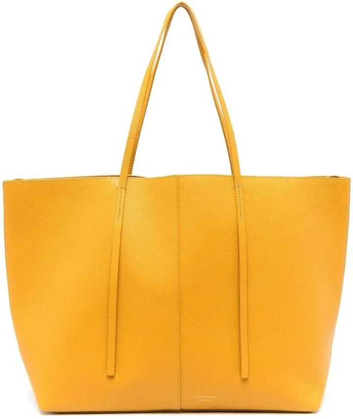 Pebbled-Texture Tote Bag