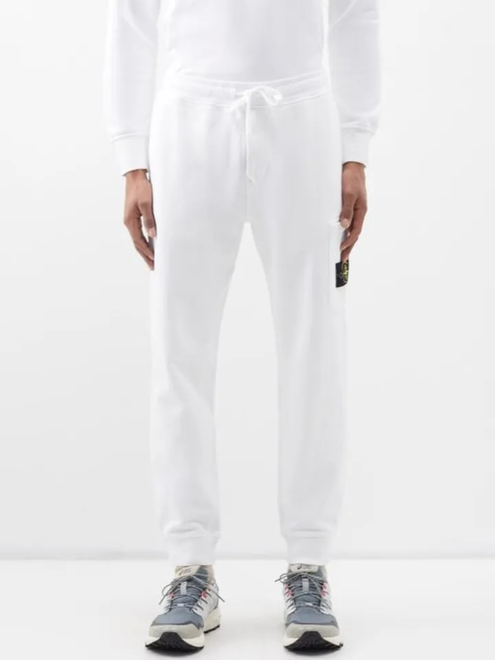 Fleece-jersey Cargo Track Pants