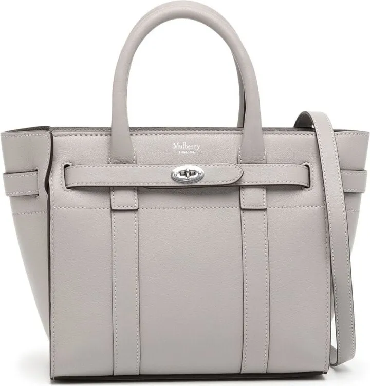 Mini Zipped Bayswater leaher bag