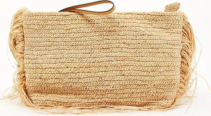 Raffia Fringe Bag