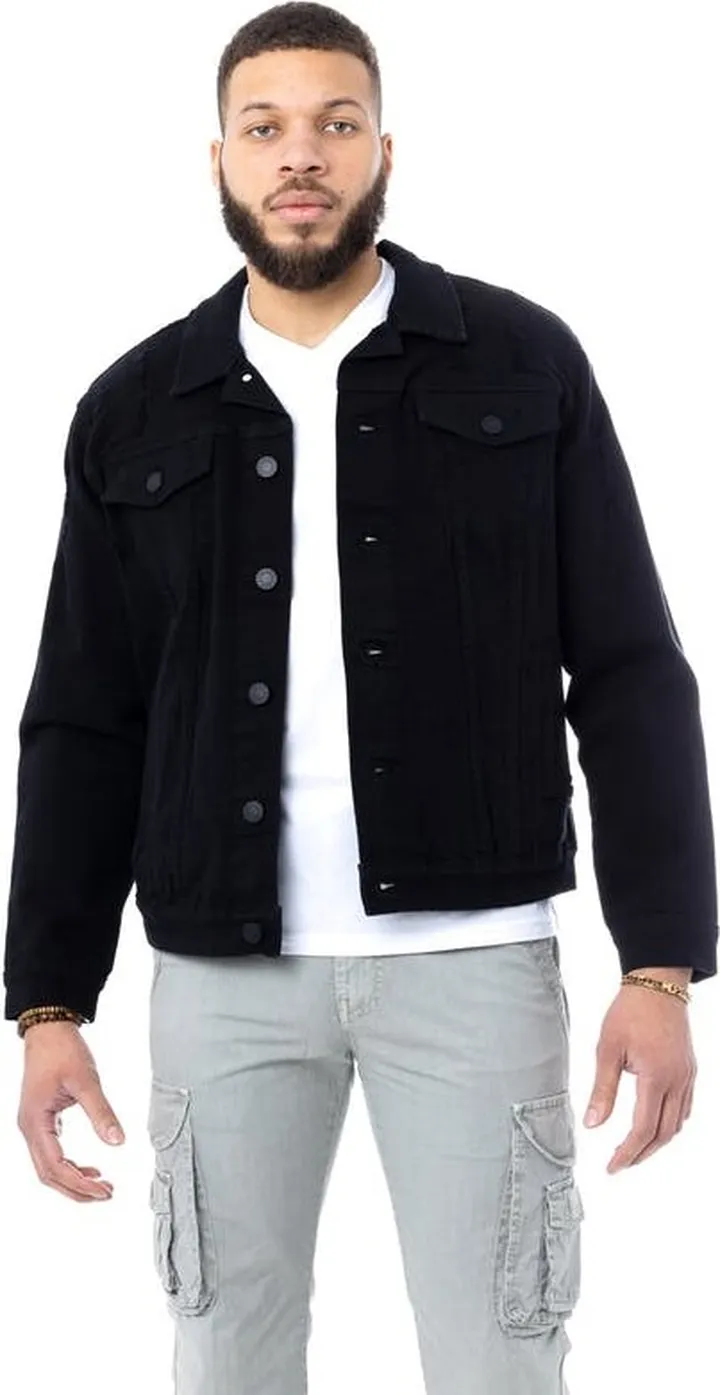 X RAY Men's Denim Jacket - Black